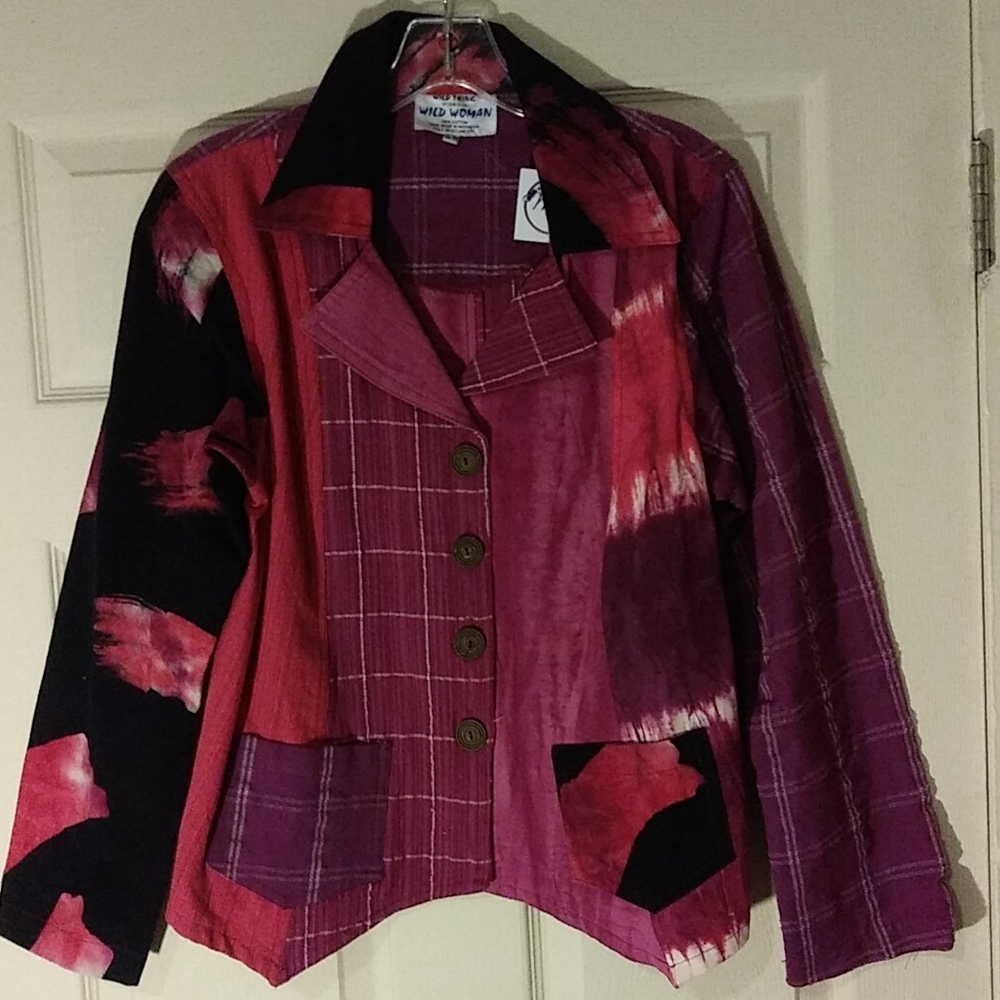 Wild thing wild woman blazer. Pink